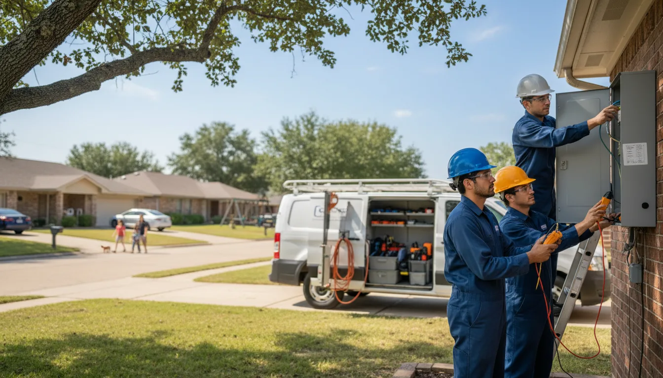 Certified electrician providing emergency electrical services in Laona, WI